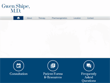 Tablet Screenshot of gwenshipemd.com